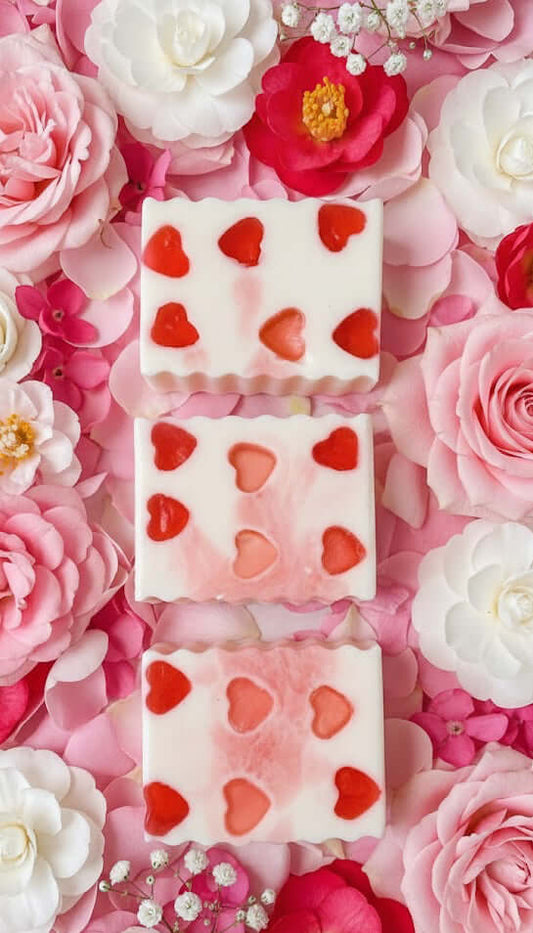 Heart Soap with Goat Milk