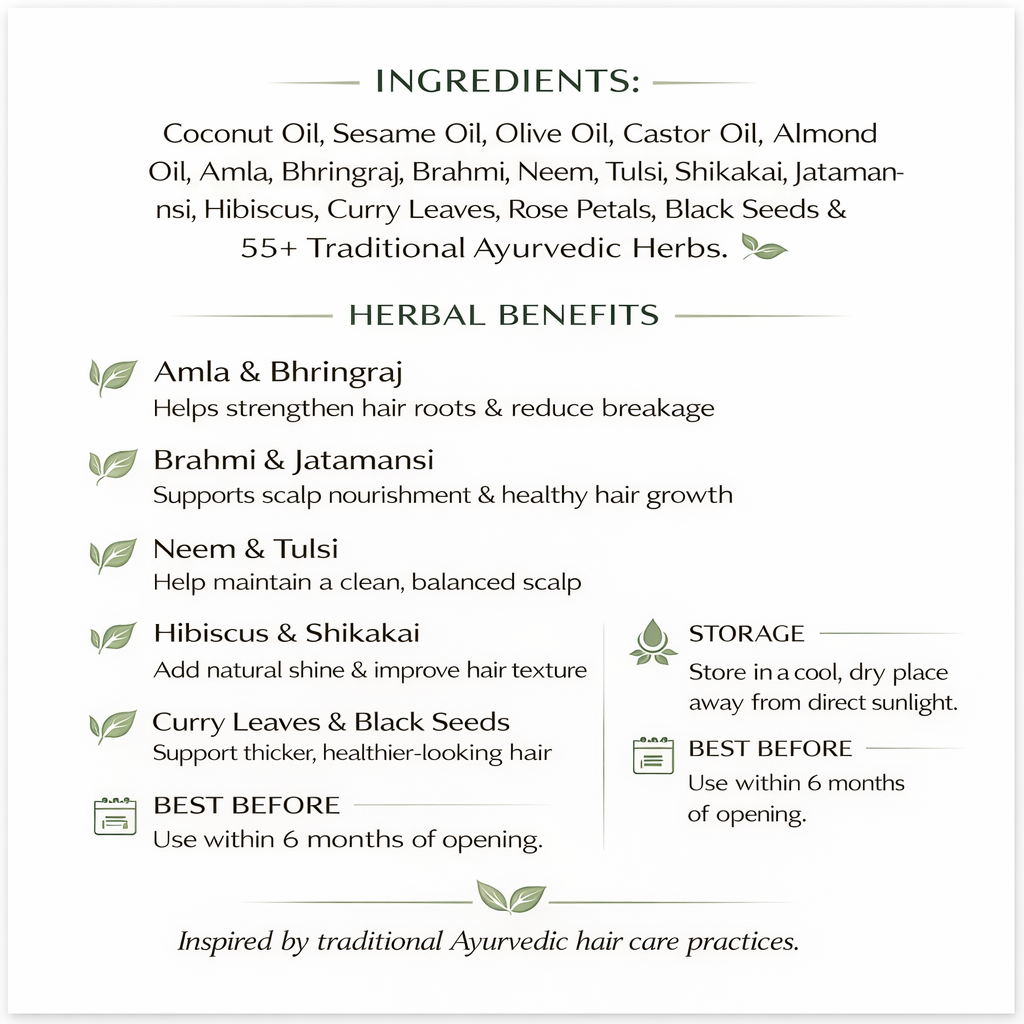 Anti Hair Fall Herbal Oil