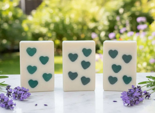 Lavender & Milk Heart Soap | Valentine Special Gift |