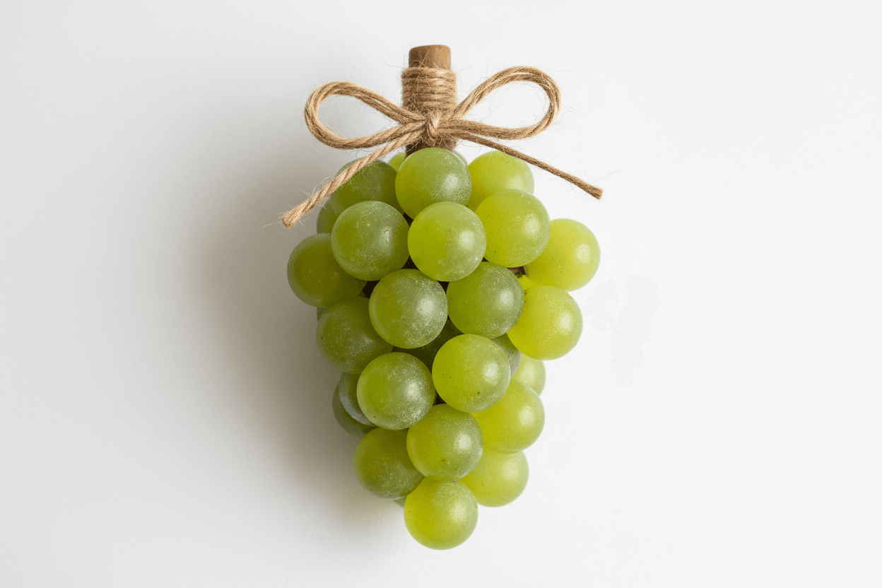 no jo abhi tending hai jhut se bandi hui angur hoti hai gift ke liye achhi hai waise green to koi lavender ki hoti hai waise mujhe green color ki caiye 