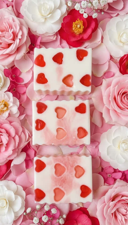 Heart Soap with Goat Milk