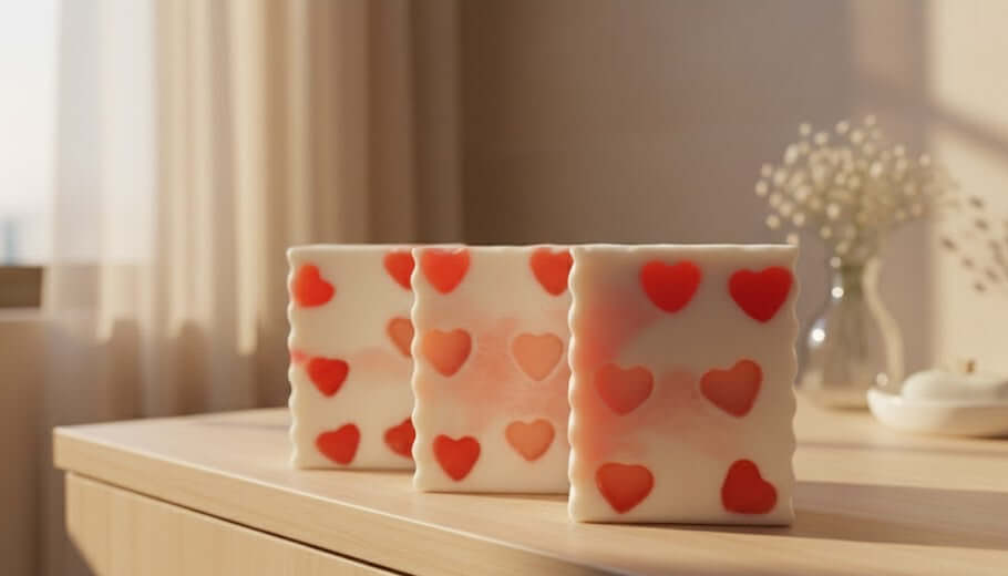 Heart Soap with Goat Milk