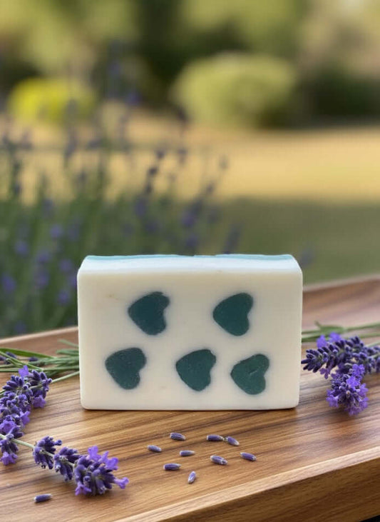 Lavender & Milk Heart Soap | Valentine Special Gift |
